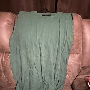 Green sleeveless shirt 4XL